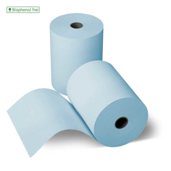 Bonrolle, Thermopapier 80mm/80m/12mm ohne Aufdruck Blue4est®
