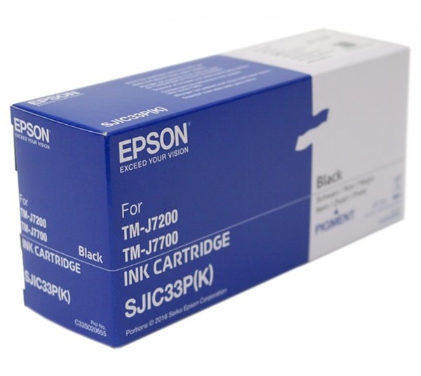 Epson SJIC33P(K) Tintenpatrone schwarz (TM-J7200/7700)