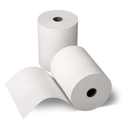 [061604] Bonrolle, Normalpapier 70mm/60m/12mm Ø80mm ohne Aufdruck