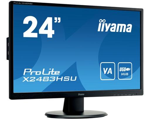 [SW10038] iiyama ProLite XB2483HSU (Farbe: schwarz)